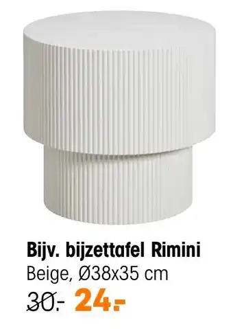 Kwantum Bijzettafel Rimini aanbieding