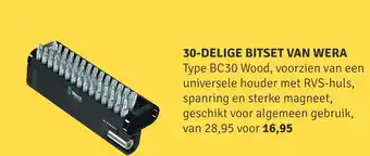 Nijhof Wera 30-Delige Bitset aanbieding