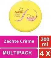 Bol.com Zwitsal Creme Zacht Pot 4 stuks Voordeelverpakking aanbieding