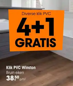 Kwantum Klik PVC Winston aanbieding