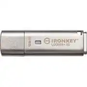 Alternate Kingston IronKey Locker+ 50 128 GB usb-stick aluminium, USB-A 3.2 Gen 1 (5 Gbit/s) aanbieding