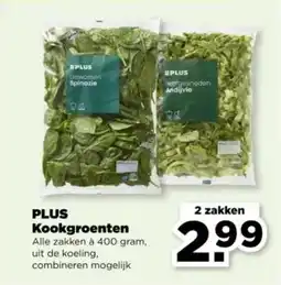 PLUS PLUS Kookgroenten aanbieding