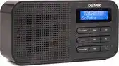 Bol.com Denver DAB Radio - Draagbare Radio - DAB+/ FM Radio - LCD Scherm - DAB42 - Zwart aanbieding