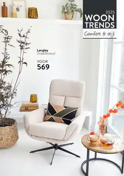 Profijt Meubel Langley Draaifauteuil aanbieding