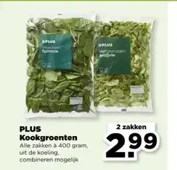 PLUS PLUS Kookgroenten aanbieding