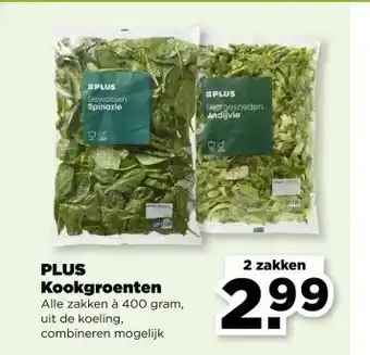 PLUS PLUS Kookgroenten aanbieding