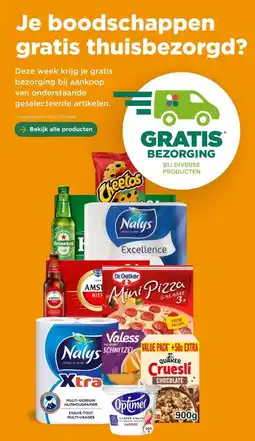 PLUS Je boodschappen gratis thuisbezorgd? aanbieding