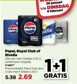 PLUS Pepsi, Royal Club of Rivella aanbieding