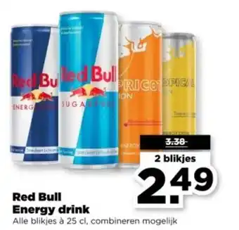 PLUS Red Bull Energy drink aanbieding