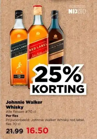 PLUS Johnnie Walker Whisky aanbieding