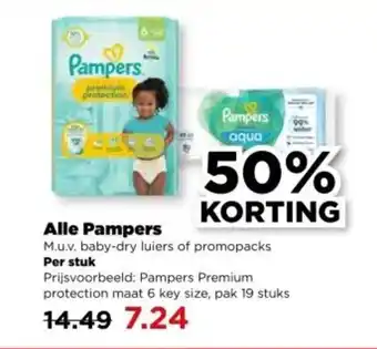 PLUS Alle Pampers aanbieding