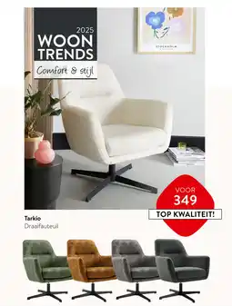 Profijt Meubel Tarkio Draaifauteuil aanbieding