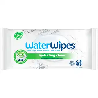 Albert Heijn WaterWipes Hydrating clean doekjes aanbieding