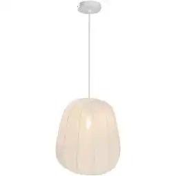 Leen Bakker Hanglamp Fenne - wit metaal - E27 - 150xØ35 cm - Leen Bakker aanbieding