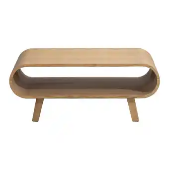 Leen Bakker Salontafel Matteo - naturel - 37x90x55 cm - Leen Bakker aanbieding