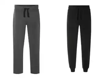 Lidl LIVERGY Heren joggingbroek met teddyvoering aanbieding