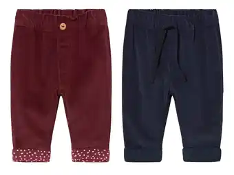 Lidl lupilu Baby corduroy broek aanbieding