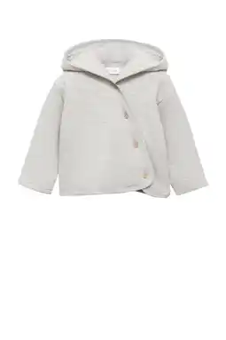 Wehkamp Mango Kids sweatvest lichtgrijs aanbieding