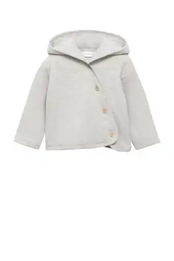 Wehkamp Mango Kids sweatvest lichtgrijs aanbieding