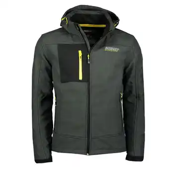 ANWB Geographical Norway Softshell Jack Heren Zwart aanbieding