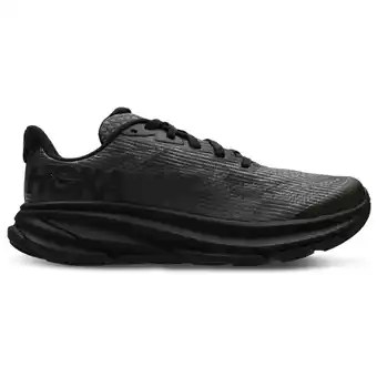 Foot Locker Hoka Clifton 9 Unisex Schoenen - Zwart - Maat: 38 - Plastic - Foot Locker aanbieding