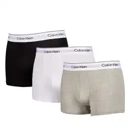 Foot Locker Calvin Klein Trunk 3 Pack Unisex Ondergoed - Grijs - Maat: M - Foot Locker aanbieding