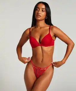 Hunkemoller Hunkemöller String Pearl Rood aanbieding