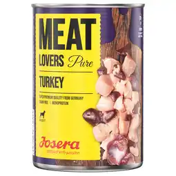 Zooplus Josera Meatlovers Pure 12 x 400 g Hondenvoer - Kalkoen aanbieding