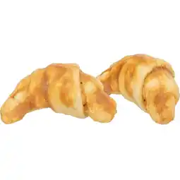 Zooplus 12st, ca.8cm, 960g Trixie collageen croissants met kip hondensnacks aanbieding