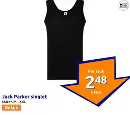 Action Jack Parker singlet aanbieding