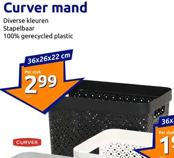 Action Curver mand aanbieding