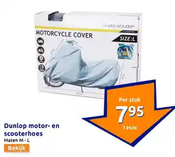 Action Dunlop motor en scooterhoes aanbieding