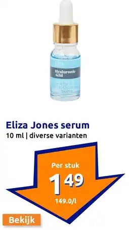 Action Eliza Jones serum aanbieding