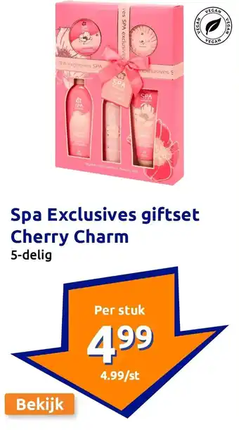 Action Spa Exclusives giftset Cherry Charm aanbieding