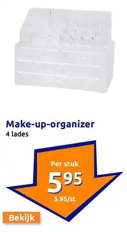 Action Make-up-organizer aanbieding