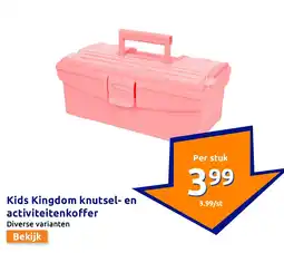 Action Kids Kingdom knutsel en activiteitenkoffer aanbieding