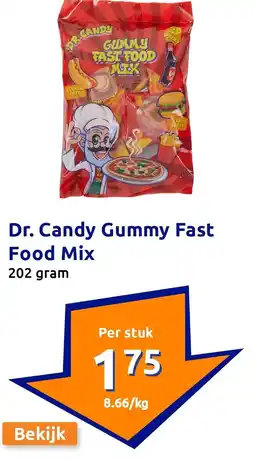 Action Dr. Candy Gummy Fast Food Mix aanbieding