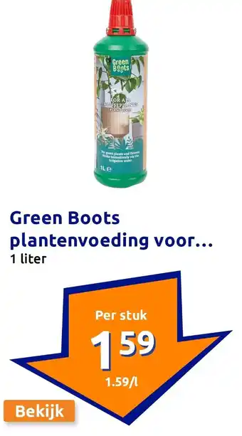 Action Green Boots plantenvoeding voor aanbieding