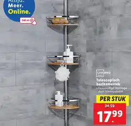 Lidl LIVARNO home Telescopisch badkamerrek aanbieding