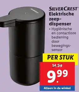 Lidl SILVERCREST Elektrische zeepdispenser aanbieding