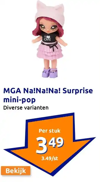 Action MGA Na!Na!Na! Surprise mini-pop aanbieding