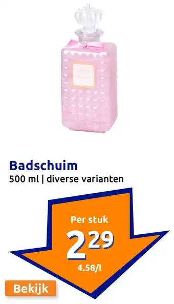 Action Badschuim aanbieding