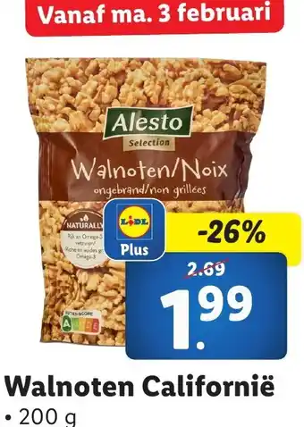 Lidl Walnoten Californië aanbieding