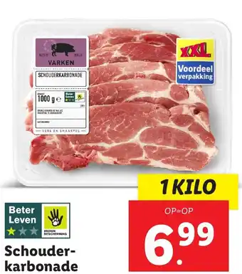 Lidl Schouderkarbonade aanbieding