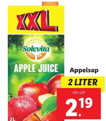 Lidl Appelsap aanbieding