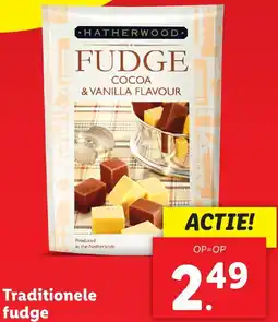 Lidl Traditionele fudge aanbieding