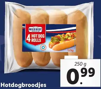 Lidl Hotdogbroodjes aanbieding