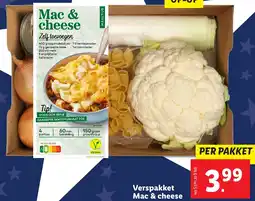 Lidl Verspakket Mac & cheese aanbieding