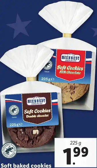 Lidl Soft baked cookies aanbieding