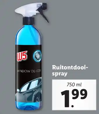 Lidl Ruitontdooi spray aanbieding